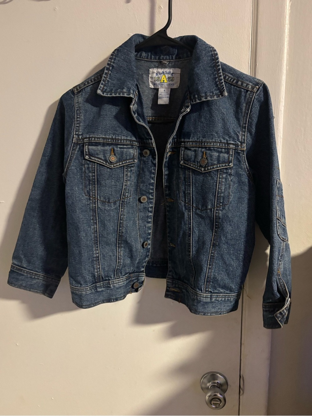 Jimi Hendrix Graphic Denim Jacket Small Vintage Style
(1046)